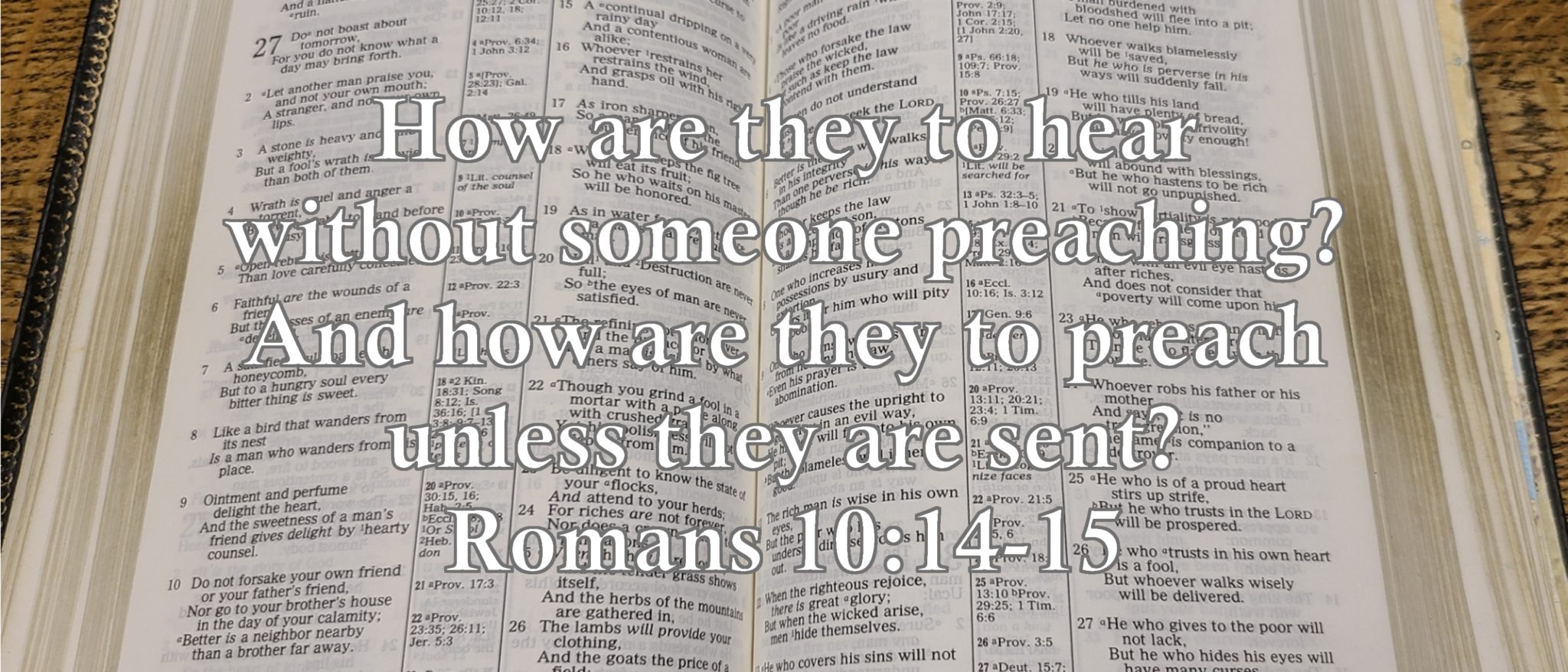 Romans 10:14-15